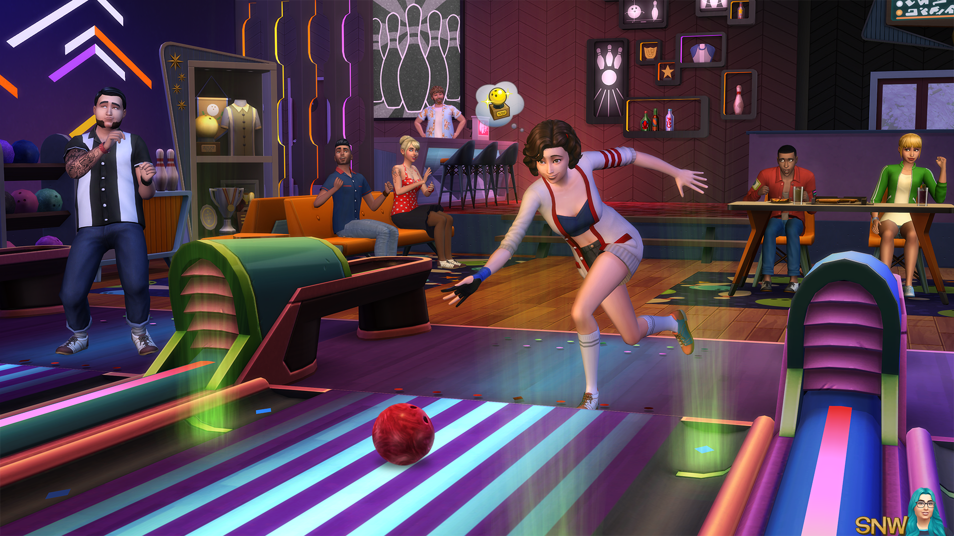 The Sims 4: Bowling Night Stuff The Sims 4: Bowling Night Stuff