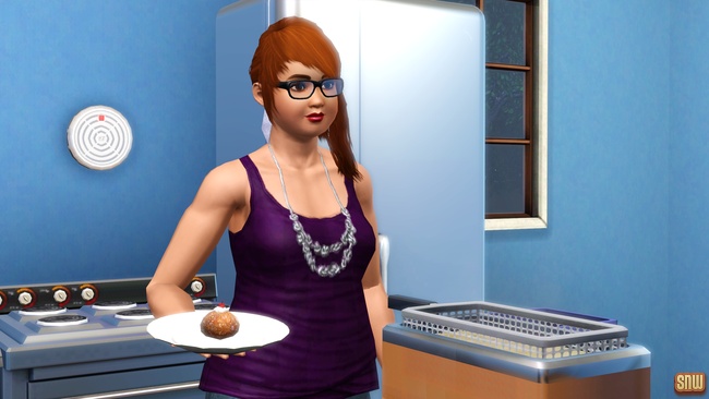 Koning Krokant Pro Friteuse en Vrieshap Pro IJsmachine (premium content voor De Sims 3)