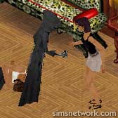 The Sims Livin' Large Comic Strip - The Grim Reaper