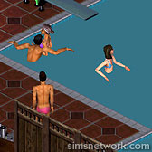 The Sims Comic Strip - Pool Party