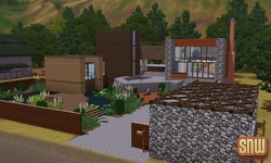 De Sims 3 Beestenbende: Appaloosa Plains Moderne Huizen