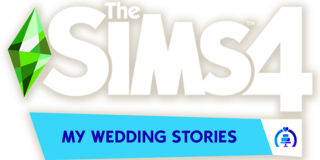 The Sims 4: My Wedding Stories logo