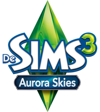 De Sims 3: Aurora Skies logo