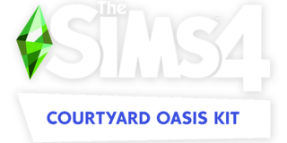 The Sims 4: Courtyard Oasis Kit logo