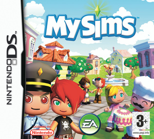 MySims DS box art packshot
