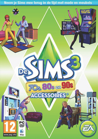 De Sims 3: 70s, 80s & 90s Accessoires box art packshot