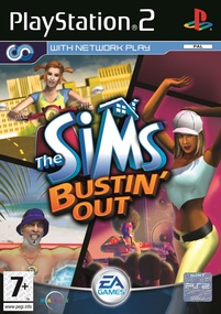 The Sims Bustin Out PS2 Xbox NGC Packshot Box Art