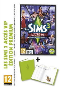 Les Sims 3: Accès VIP + Agenda Deluxe (Edition Premium) packshot box art