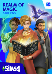 The Sims 4: Realm of Magic packshot box art cover