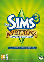 The Sims 3: Ambitions Commemorative Edition packshot box art
