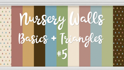 Nursery Walls Set #5 - Basics + Triangles