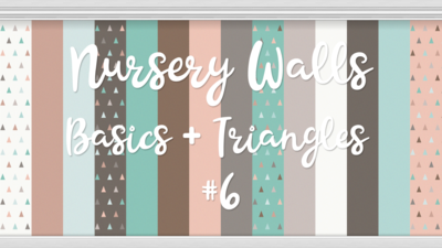 Nursery Walls Set #6 - Basics + Triangles
