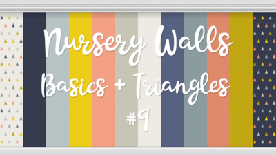 Nursery Walls Set #9 - Basics + Triangles