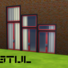 De Stijl Doors for The Sims 4