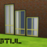 De Stijl Windows for The Sims 4