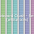 Clapboard Crush Siding Walls Set #2 (with White Corner Trim)
