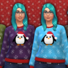 Women&#039;s Christmas Penguin Sweater