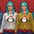 Women&#039;s Christmas Penguin Sweater