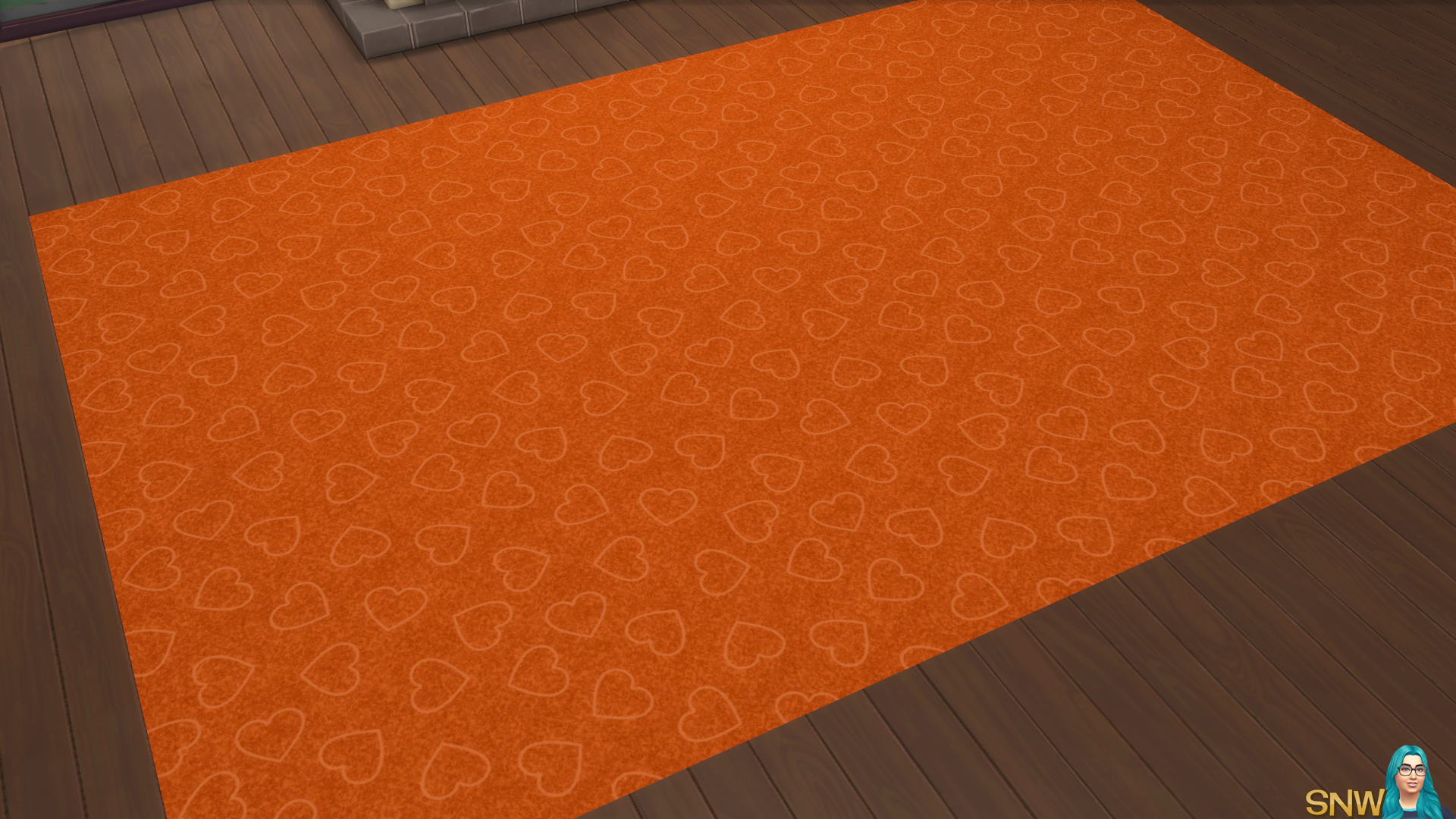 Valentine&#039;s Day 2018 / Love Carpets #7 (Hearts - Outline - Small - Light)
