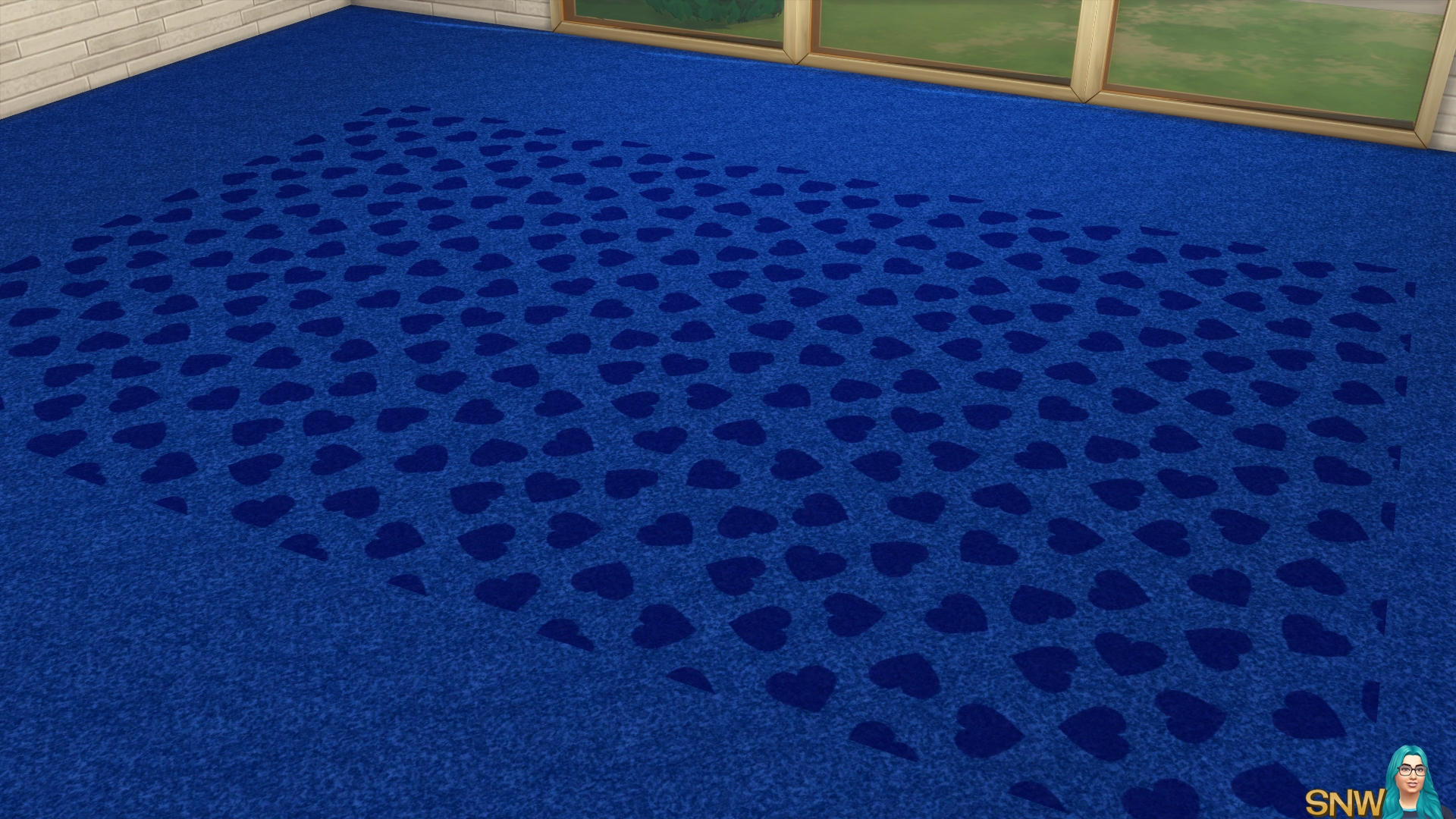 Valentine&#039;s Day 2018 / Love Carpets #8 (Hearts - Full - Small - Dark)