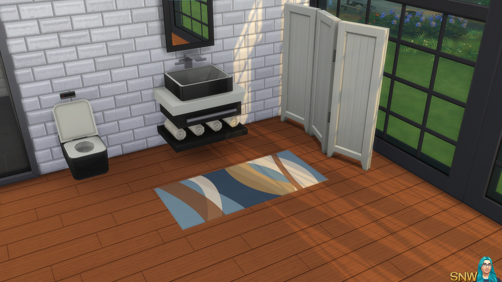 Abstract Rug for The Sims 4