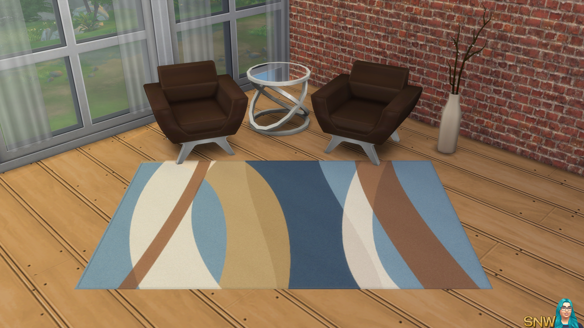Abstract Rug for The Sims 4