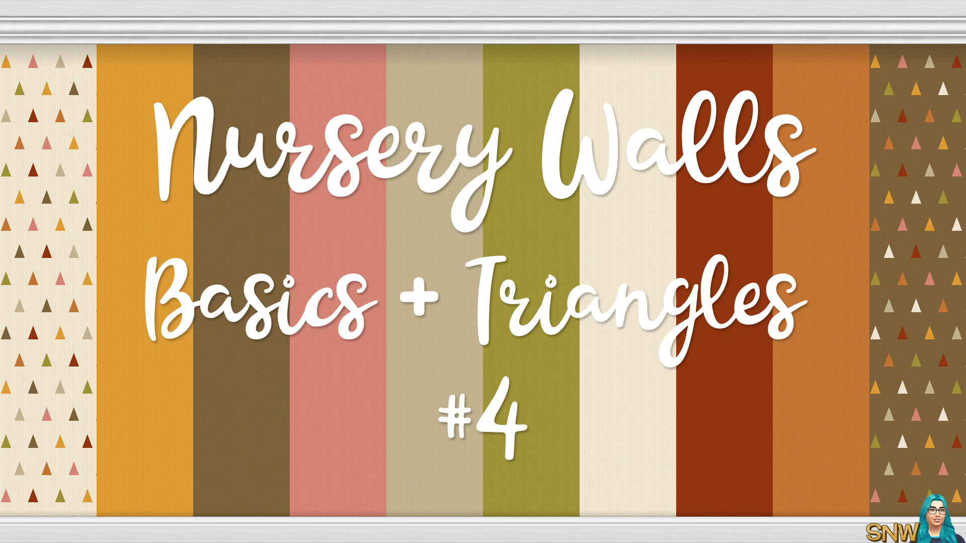Nursery Walls Set #4 - Basics + Triangles