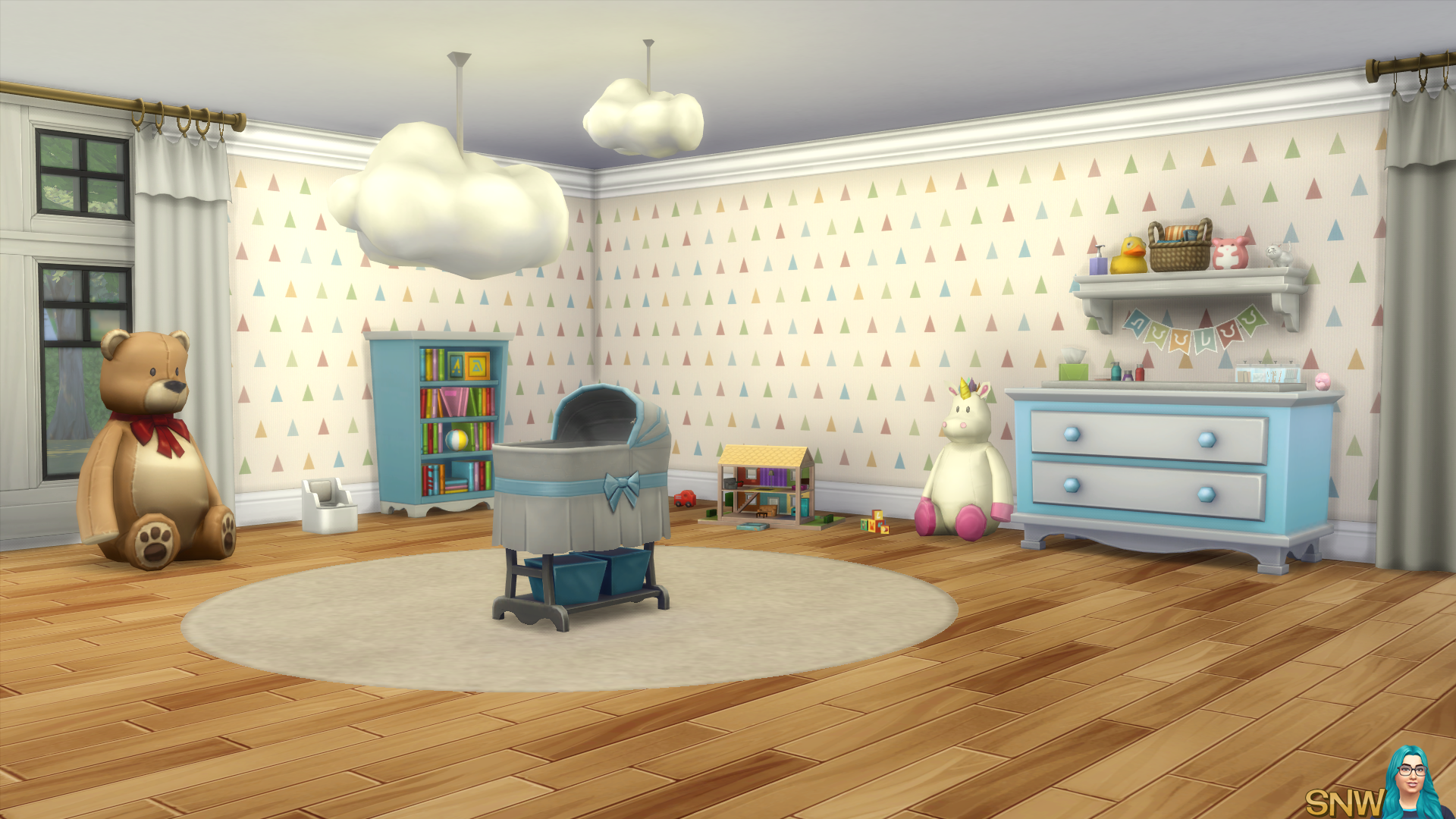 Nursery Walls Set #5 - Basics + Triangles