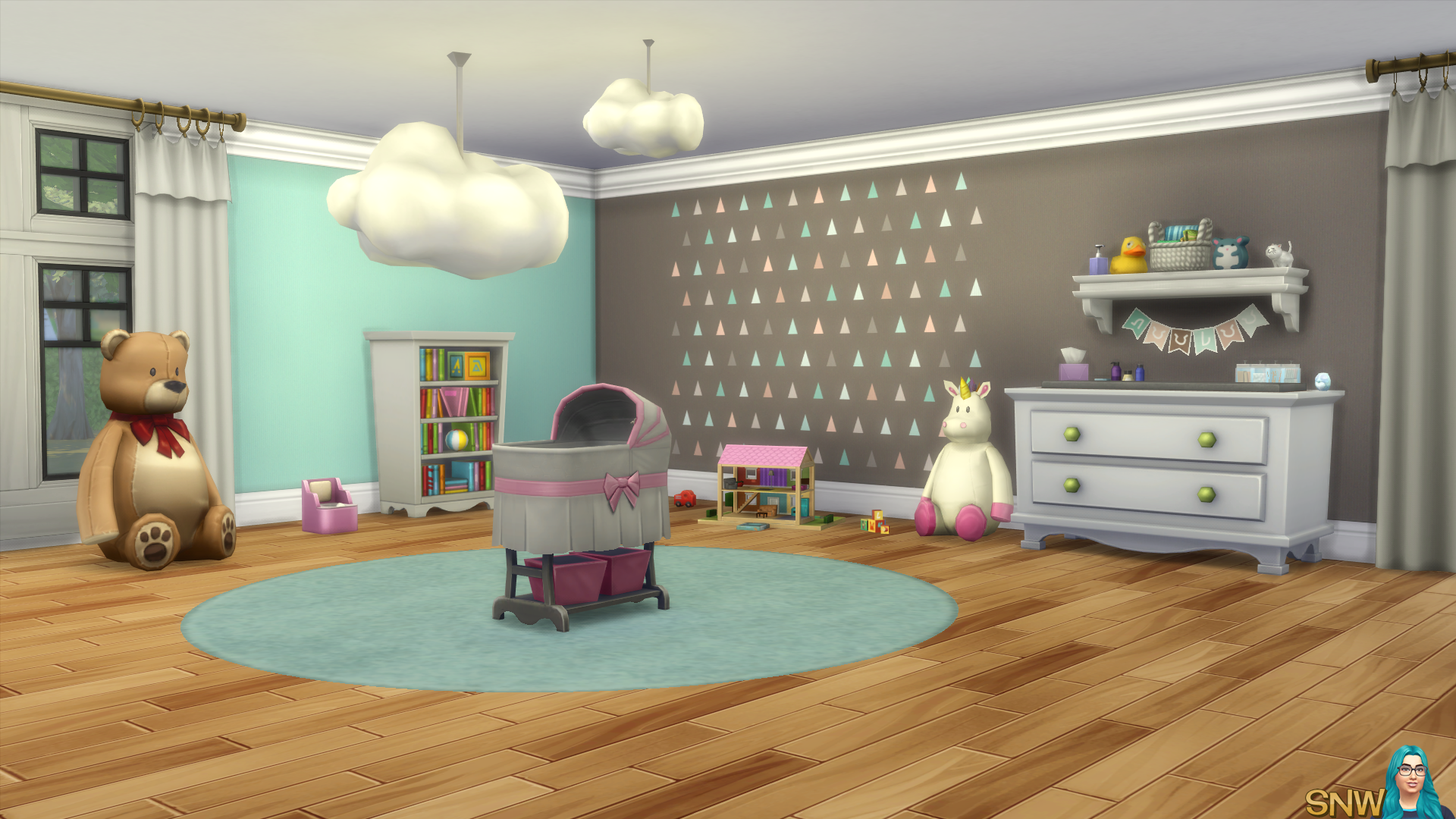 Nursery Walls Set #6 - Basics + Triangles