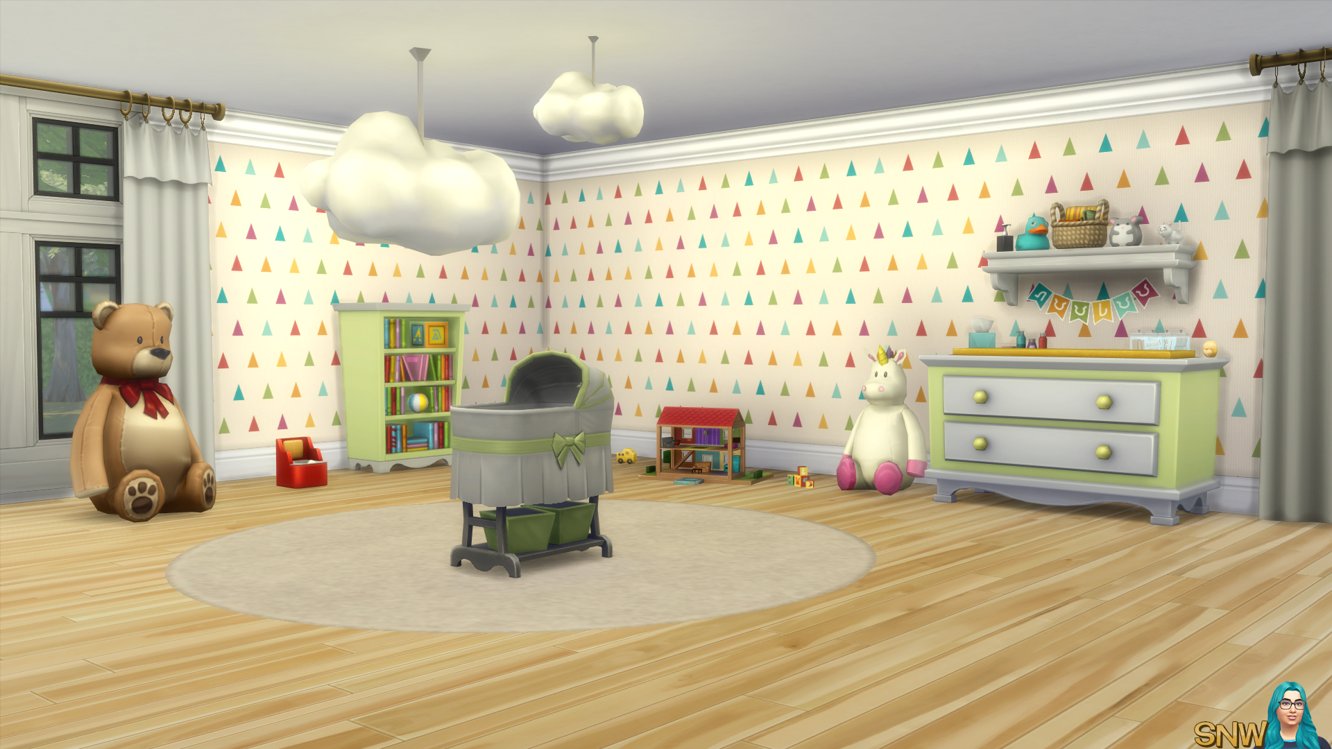 Nursery Walls Set #8 - Basics + Triangles