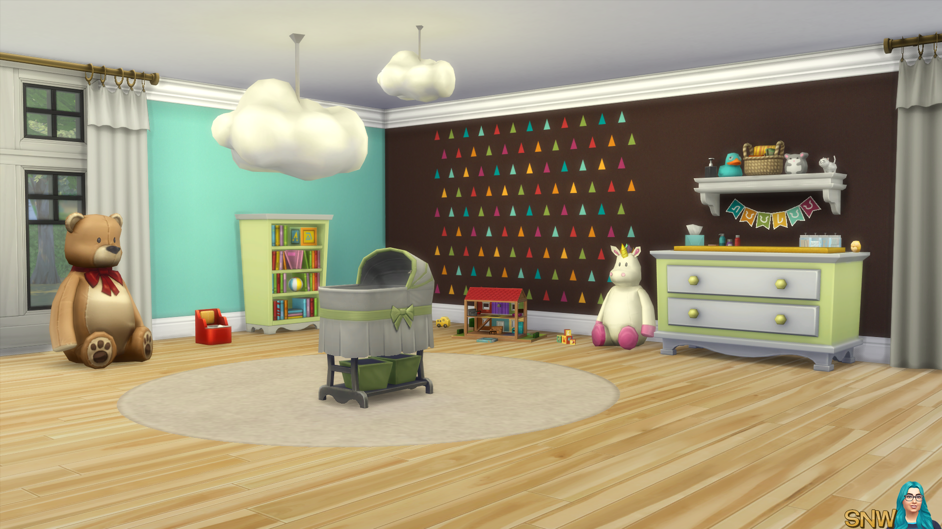 Nursery Walls Set #8 - Basics + Triangles