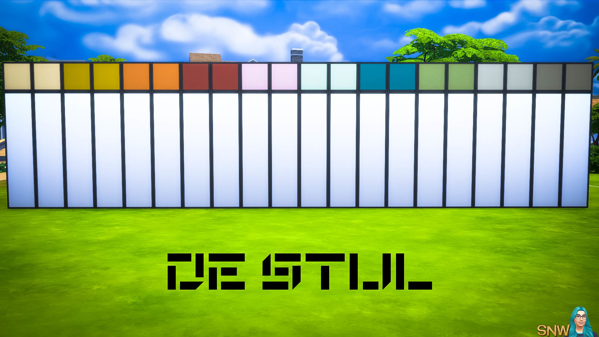 De Stijl MCM Wall Panels (Top) #2