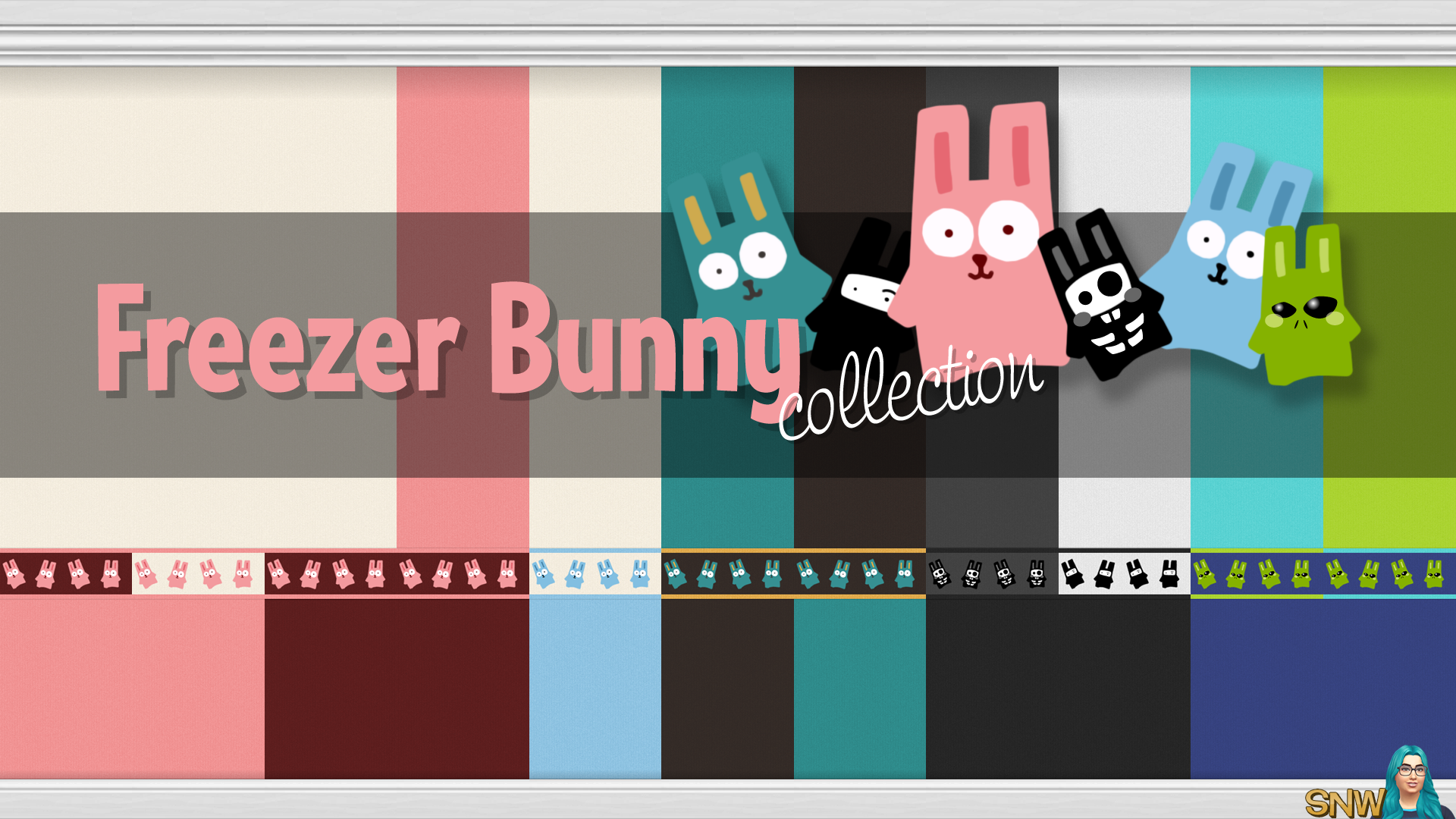 Freezer Bunny Collection: Middle Border Wallpapers