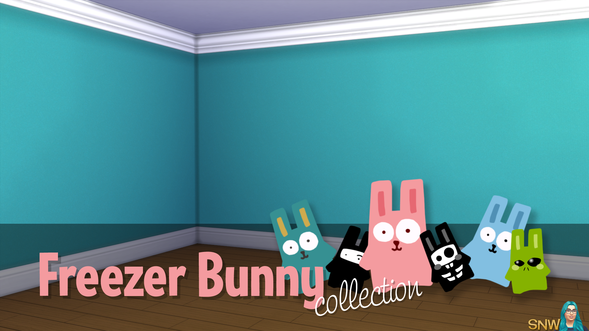 Freezer Bunny Collection: Plain Wallpapers