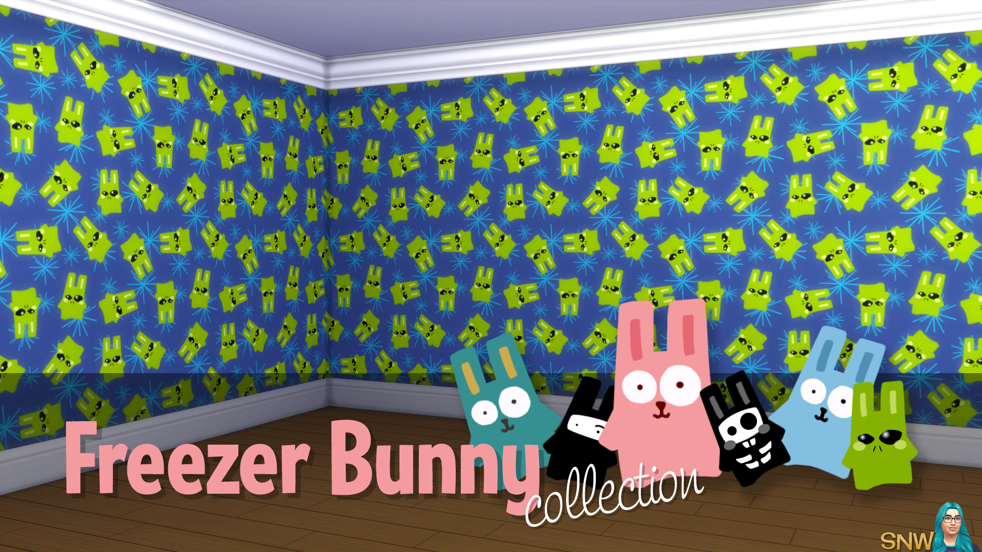 Freezer Bunny Collection: Big Bunnies/Starburst Wallpapers