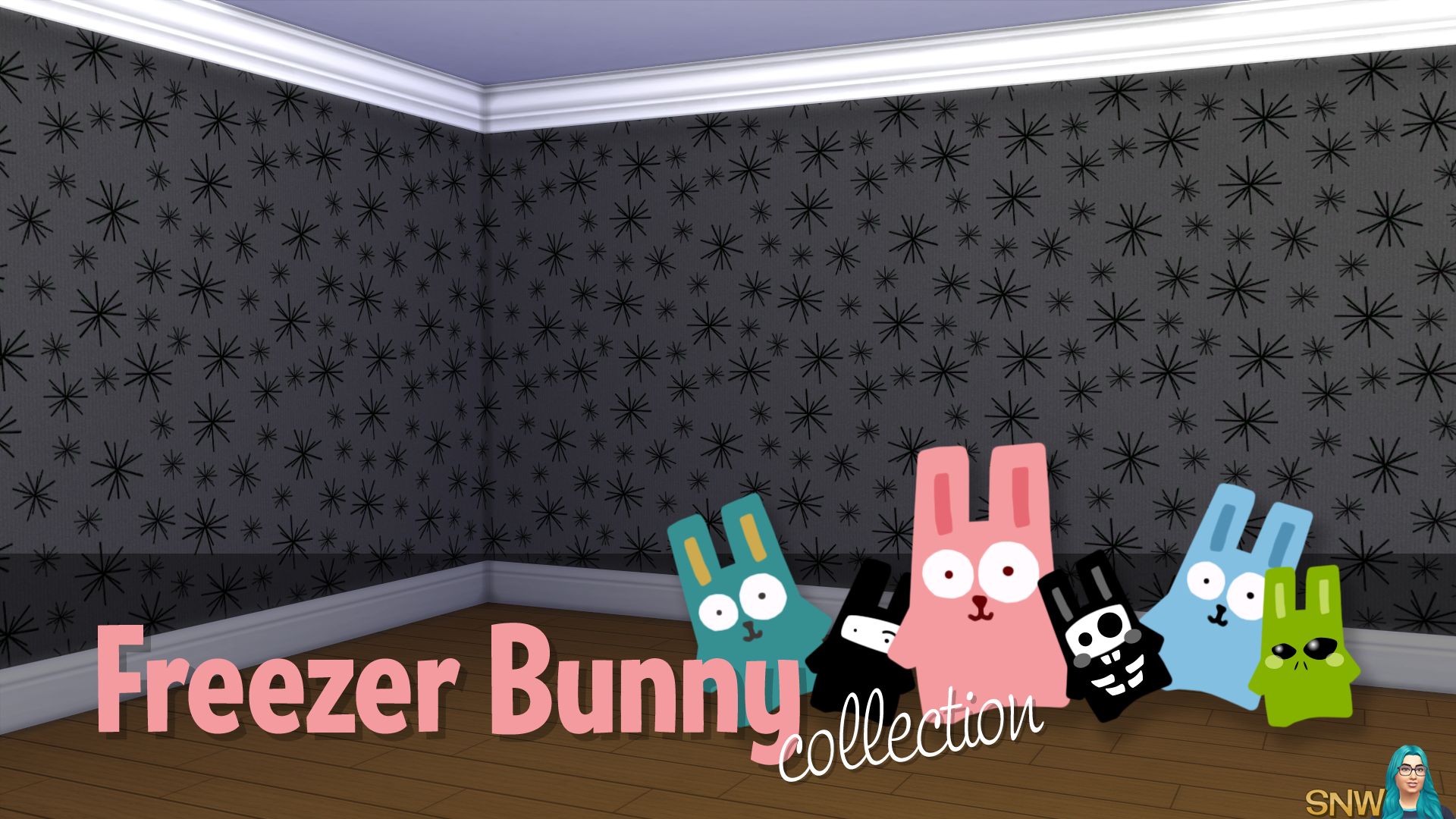 Freezer Bunny Collection: Starburst Wallpapers