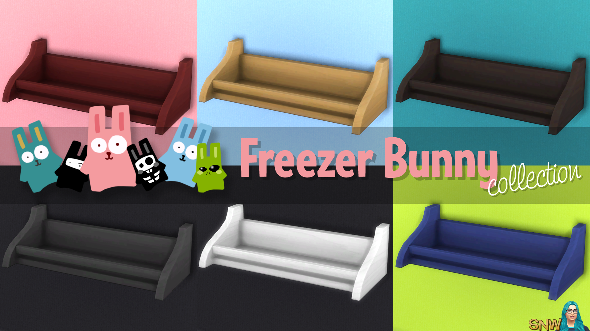 Freezer Bunny Collection: Shelf