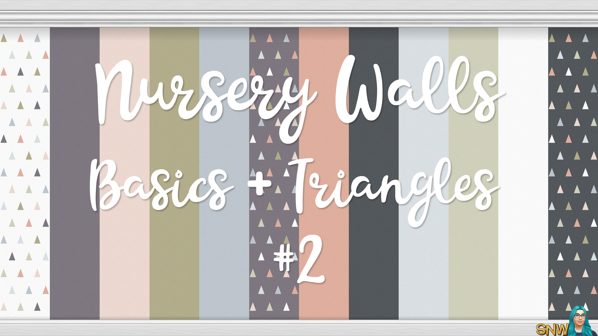 Nursery Walls Set #2 - Basics + Triangles