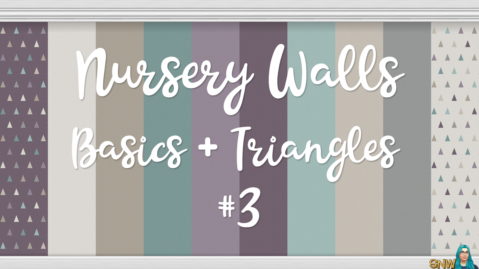 Nursery Walls Set #3 - Basics + Triangles