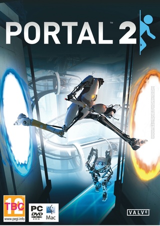 Portal 2 box art packshot