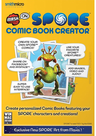 MashOn Spore Comic Book Creator box art packshot