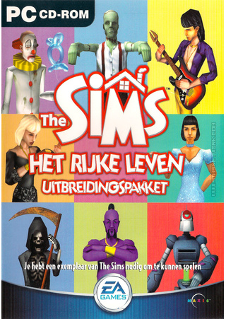 The Sims: Het Rijke Leven box art packshot