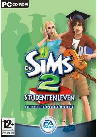 De Sims 2: Studentenleven box art packshot