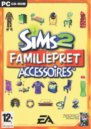 De Sims 2: Familiepret Accessoires box art packshot