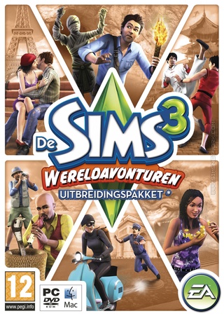 De Sims 3: Wereldavonturen box art packshot