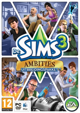 De Sims 3: Ambities box art packshot