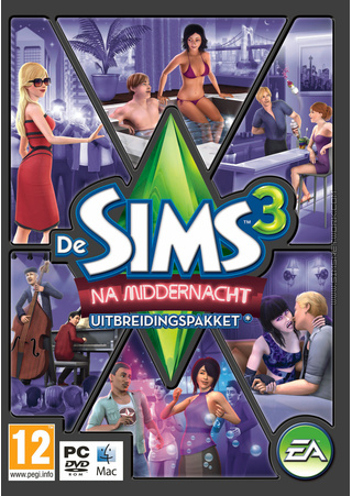 De Sims 3: Na Middernacht box art packshot