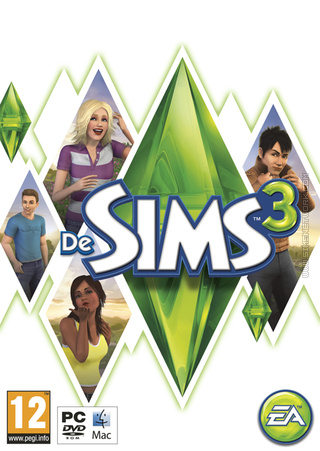 De Sims 3 box art packshot