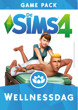 De Sims 4: Wellnessdag old packshot cover box art