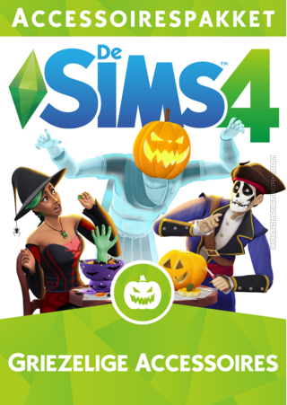 De Sims 4: Griezelige Accessoires old packshot cover box art